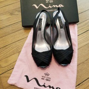 Nina NY sling back pumps